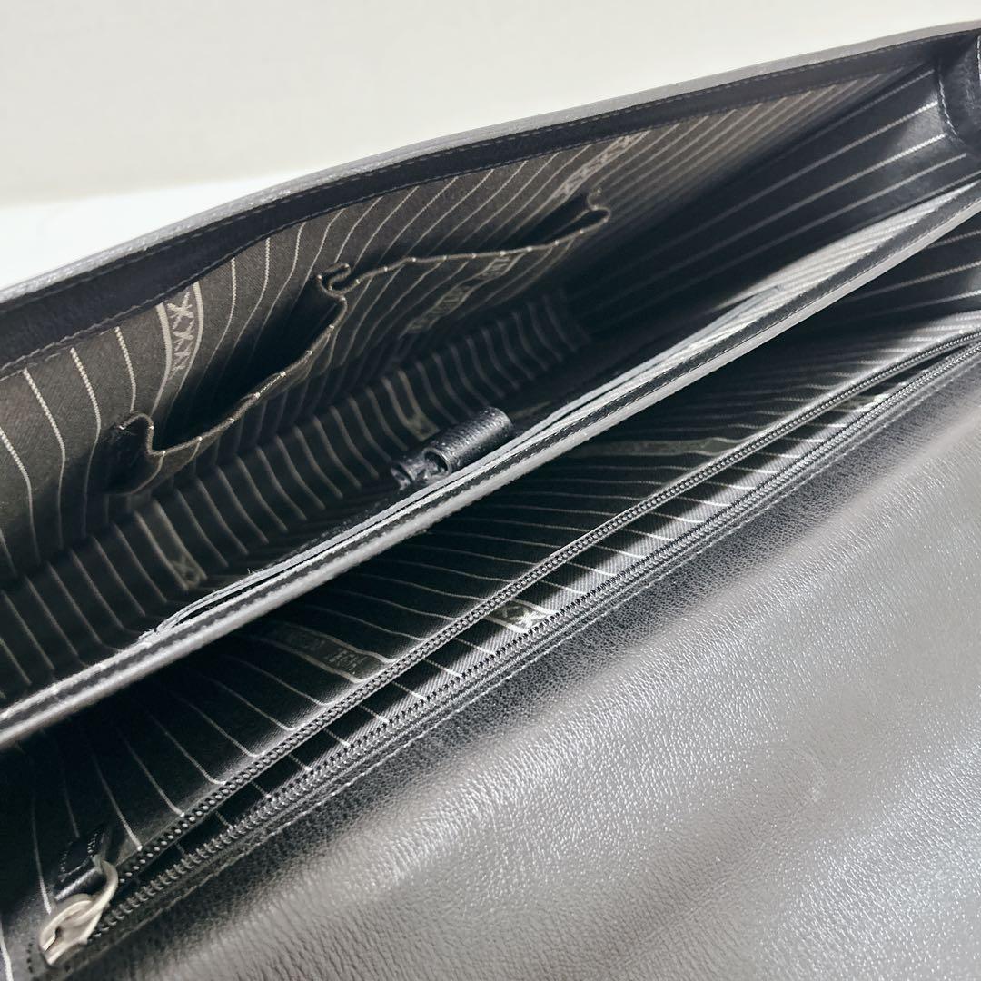 【美品】Ermenegildo Zegna レザー　ブリーフケース　ダレスバッグ