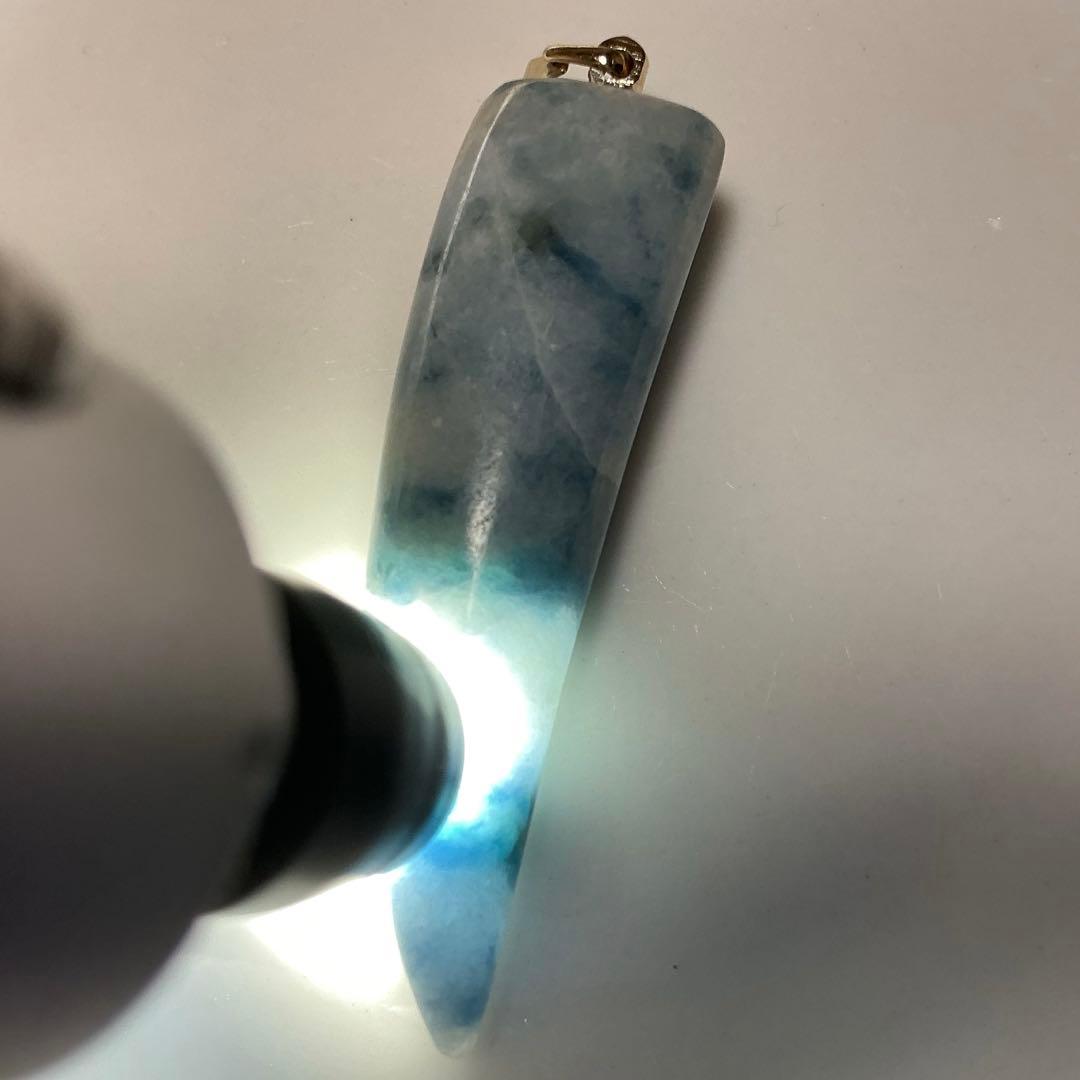 糸魚川翡翠 コン沢 ネックレストップ（103）