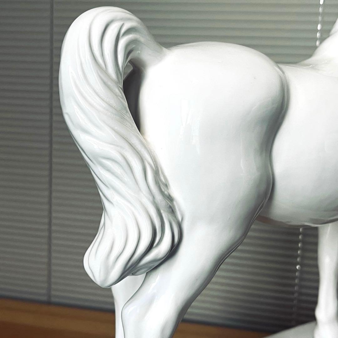 【新品、非売品】ホワイトホース　陶器　置き物　置物　ウイスキー　ノベルティ　大型