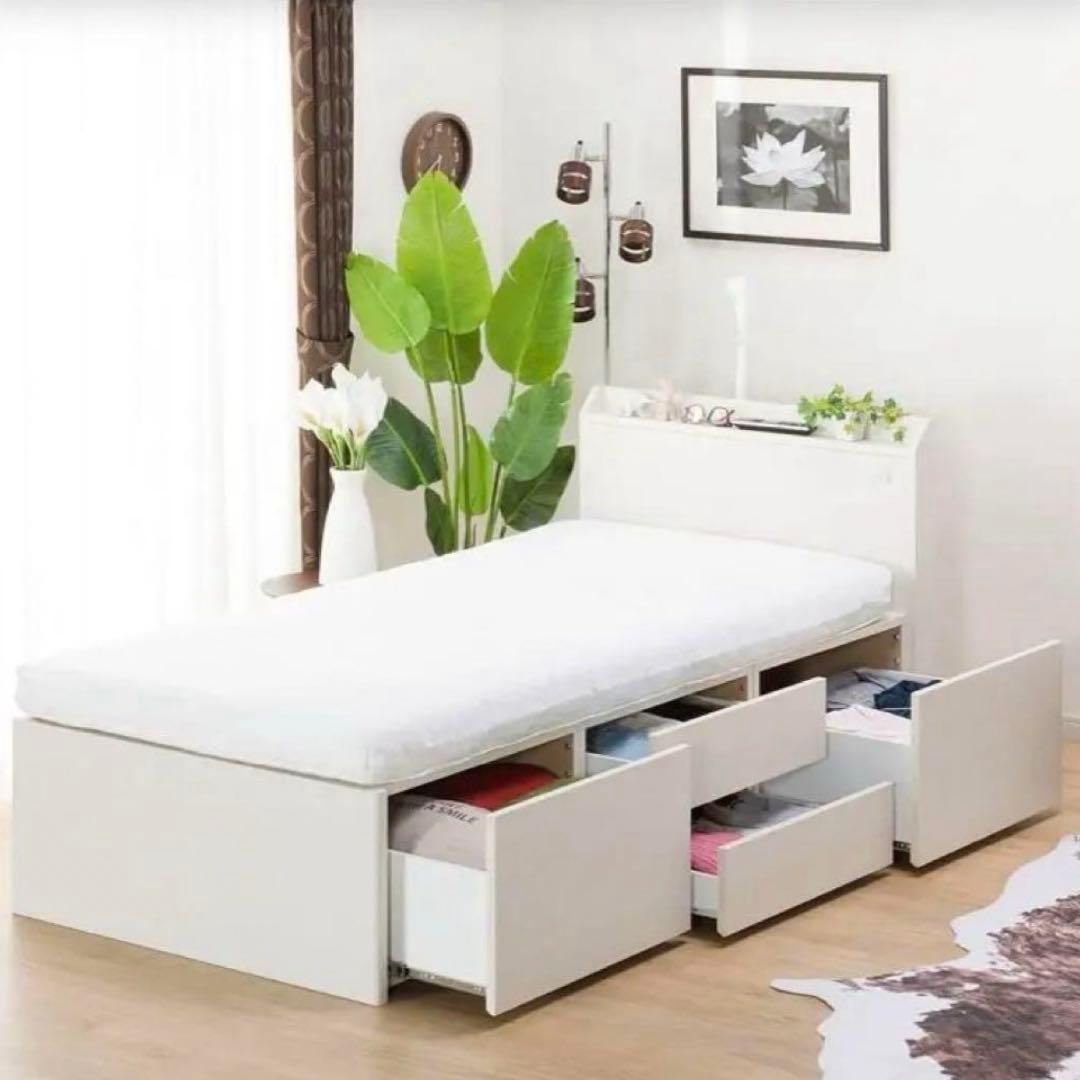 シングルベッドフレーム(ジオ チェスト40J WW)