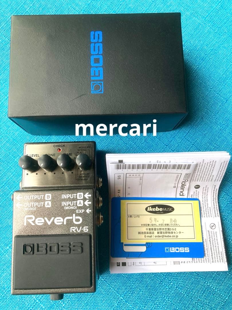 BOSS / RV-6 デジタルリバーブ ボス 美品 Amazon | BOSS ボス Reverb RV-6 | ディレイ・リバーブ | 楽器・音響機器