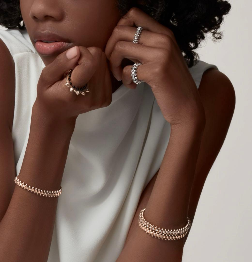 f！Cartier クラッシュドゥカルティエ　リング　スモール　WG