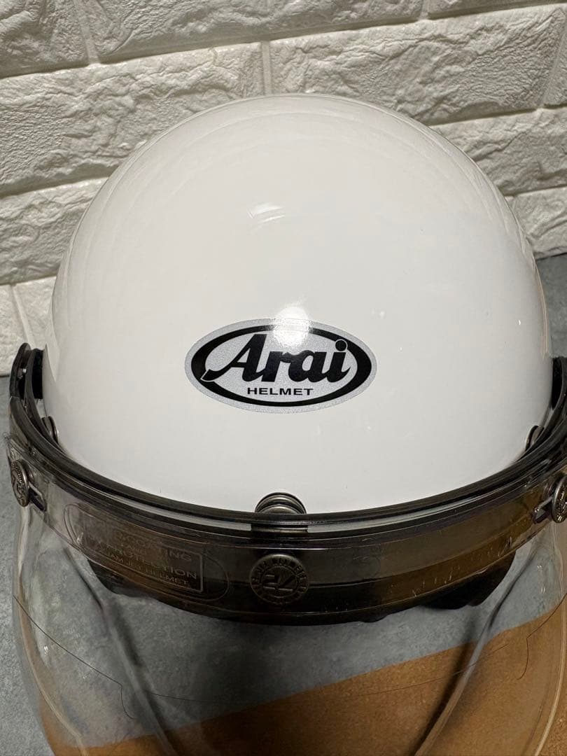 ✨美品✨ Arai アライ S-70 ホワイト ジェットヘルメット 55〜56㎝