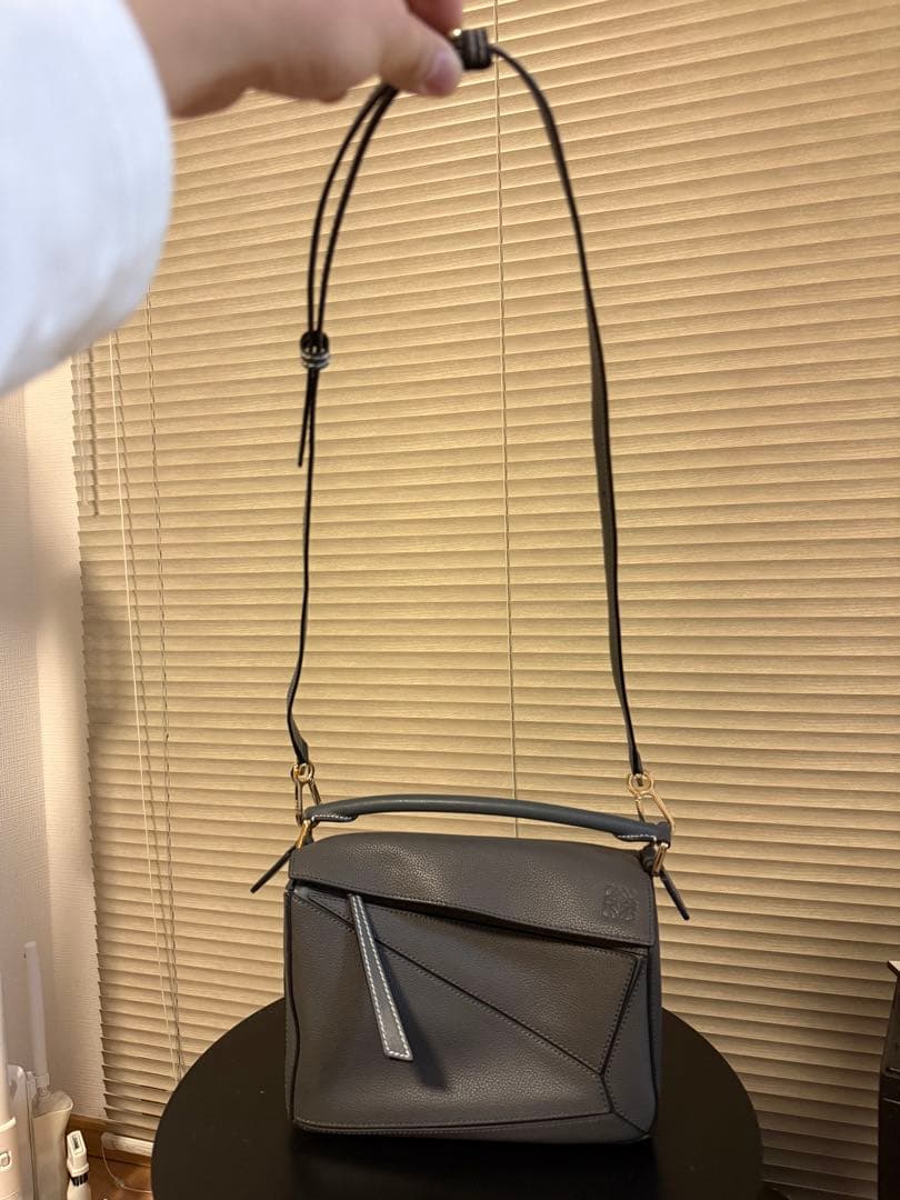 グレー ミニショルダーバッグ