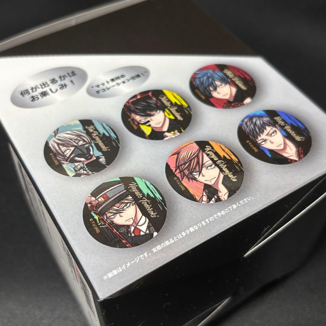 桃源暗鬼 マンガ展 メタリック缶バッジ 1BOX 桃源暗鬼 桃宮唾切 マンガ展