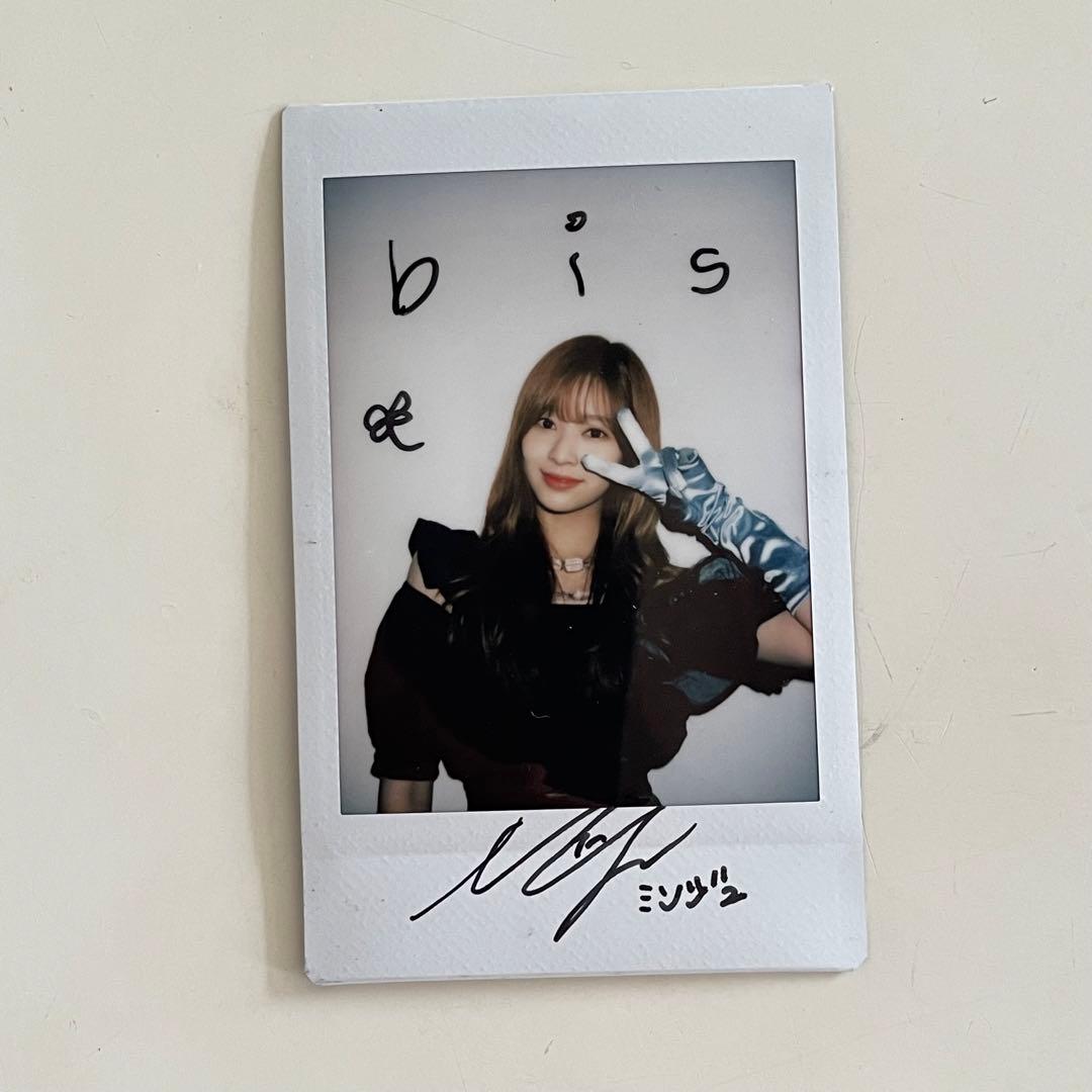 IZ*ONE キム・ミンジュ直筆サインチェキ