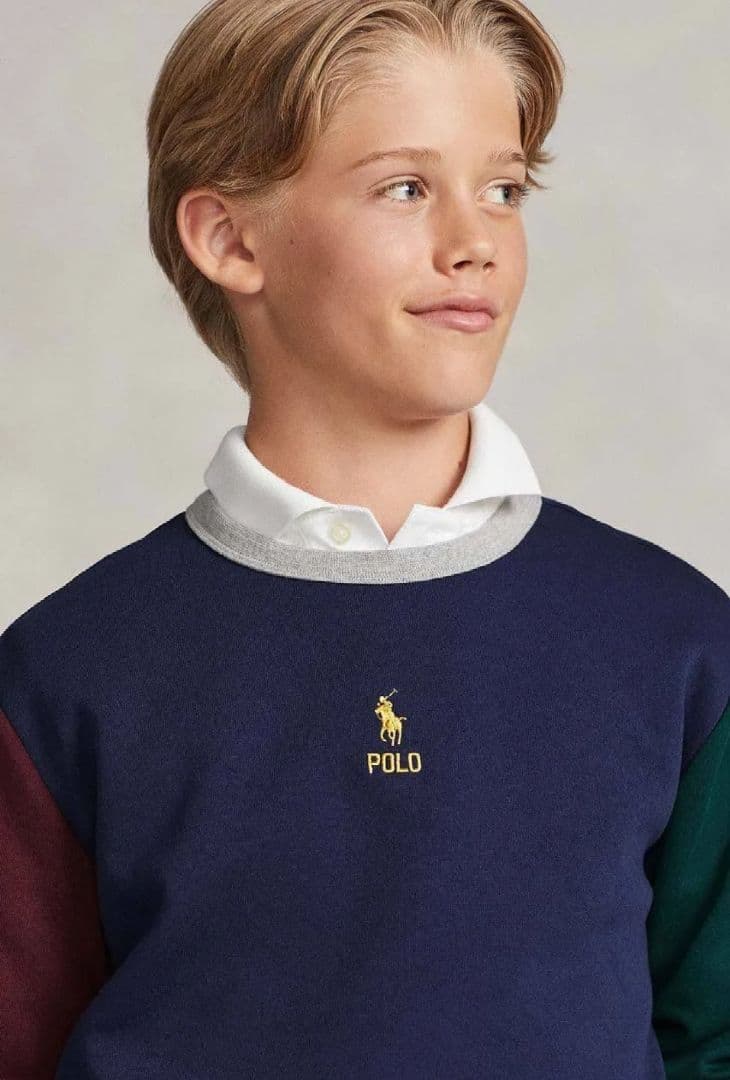 新品　ポロラルフローレン　スウェット　トレーナー　マルチ　刺繍　150