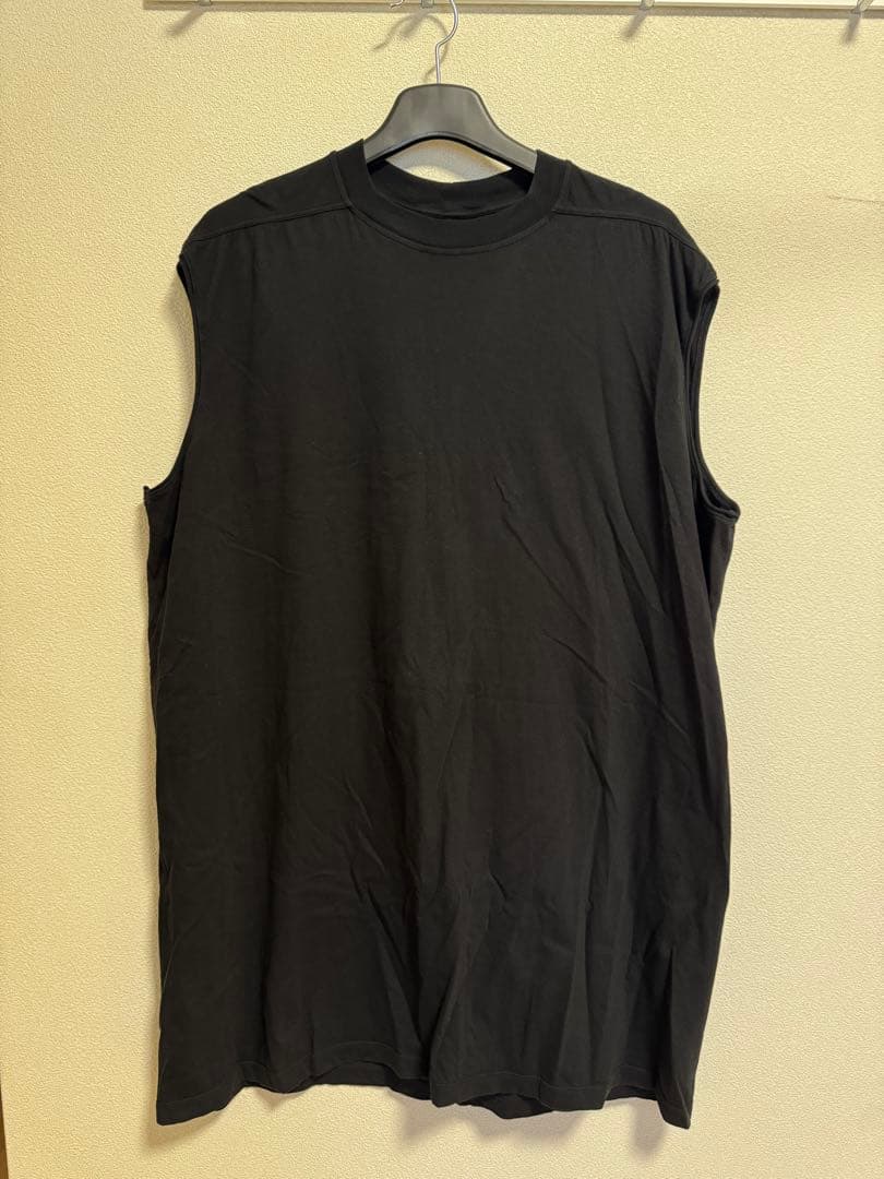 RICK OWENS オーバーサイズ ノースリーブ カットソー Rick Owens - リックオウエンス RU01B1160-BA オーバーサイズ