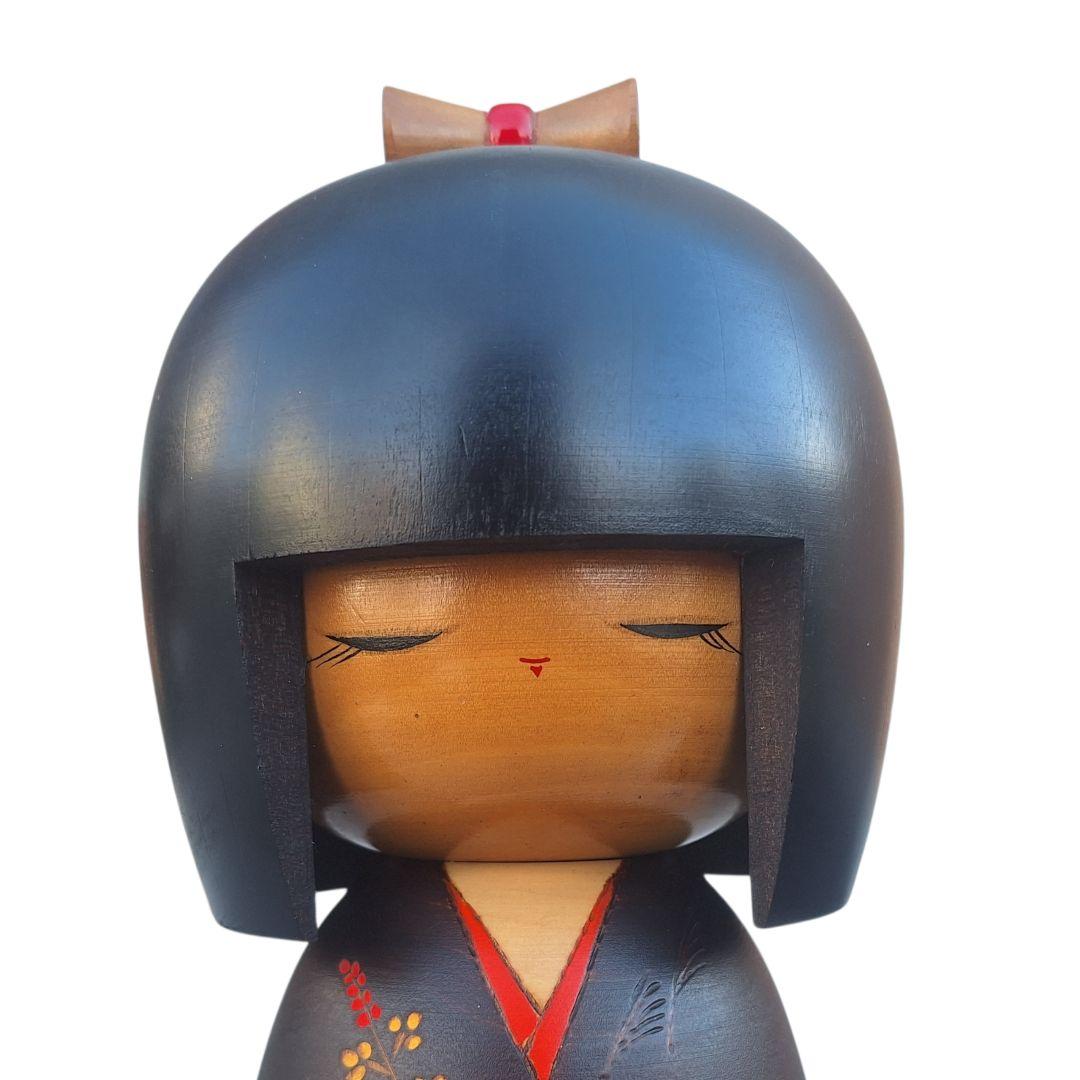 大型35cm 創作こけし 路傍 箱・銘札付 内閣総理大臣賞作家 - メルカリ