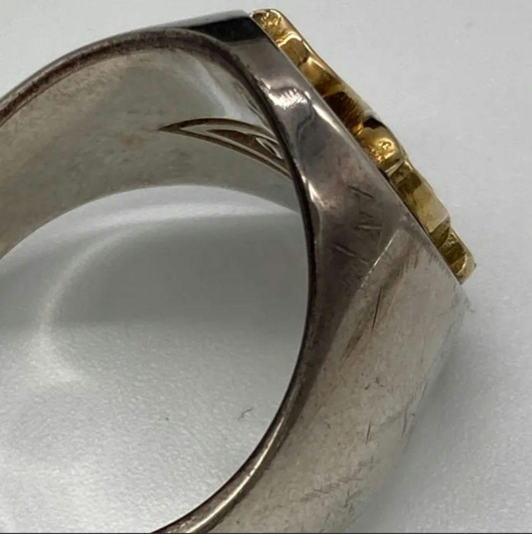 PEANUTS&CO. Signet リング 925 K18 size21号