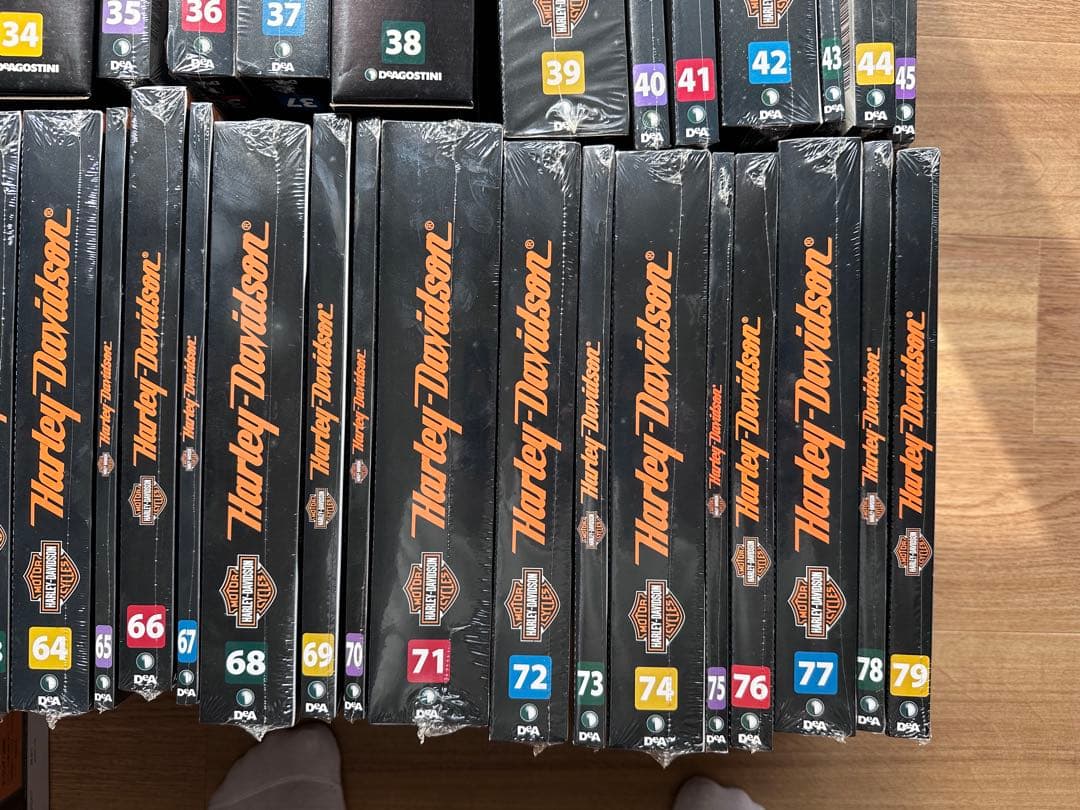 デアゴスティーニ ハーレーダビッドソン ファットボーイ 1/4 全未開封セット