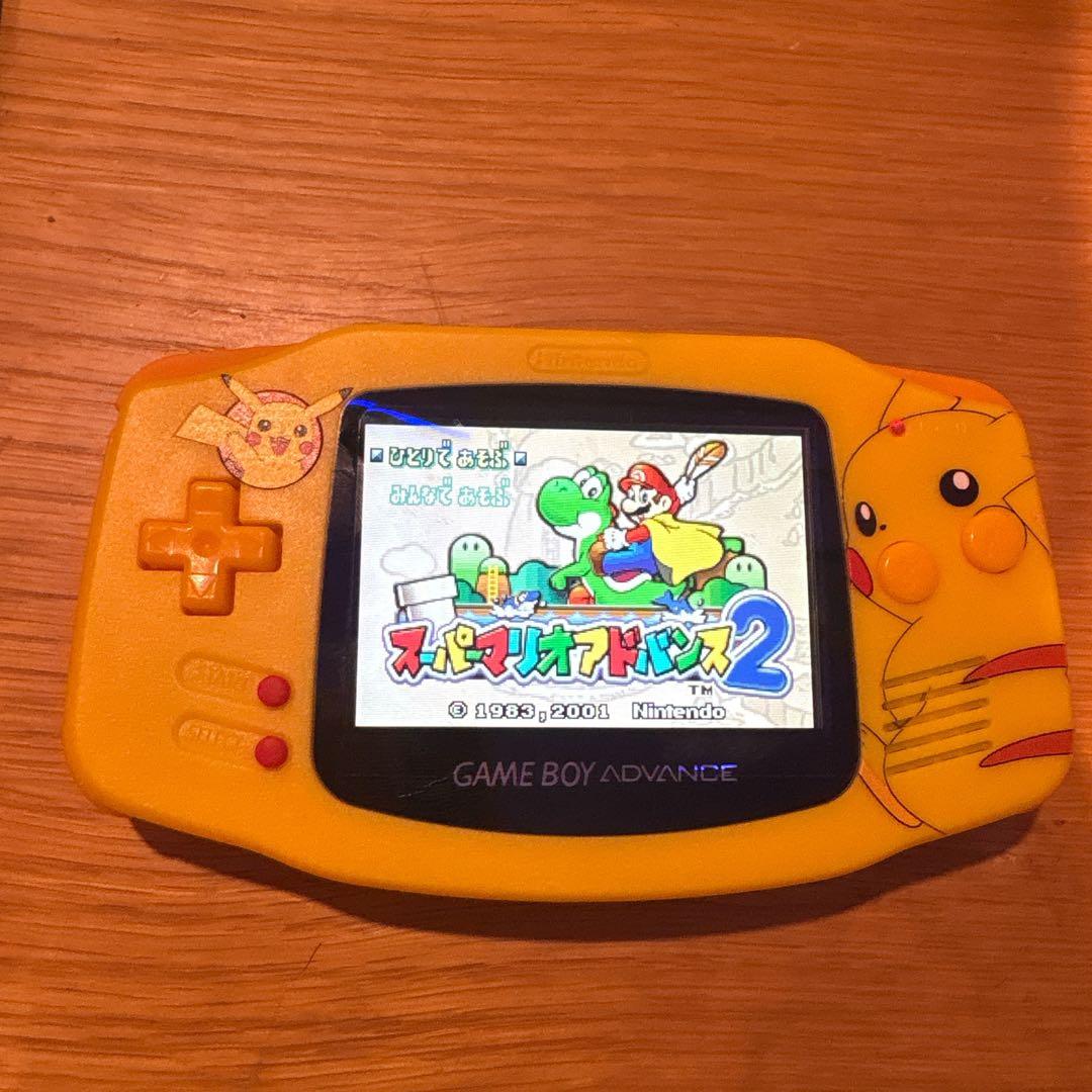 ゲームボーイアドバンスSP シルバー 「スーパーマリオアドバンス4