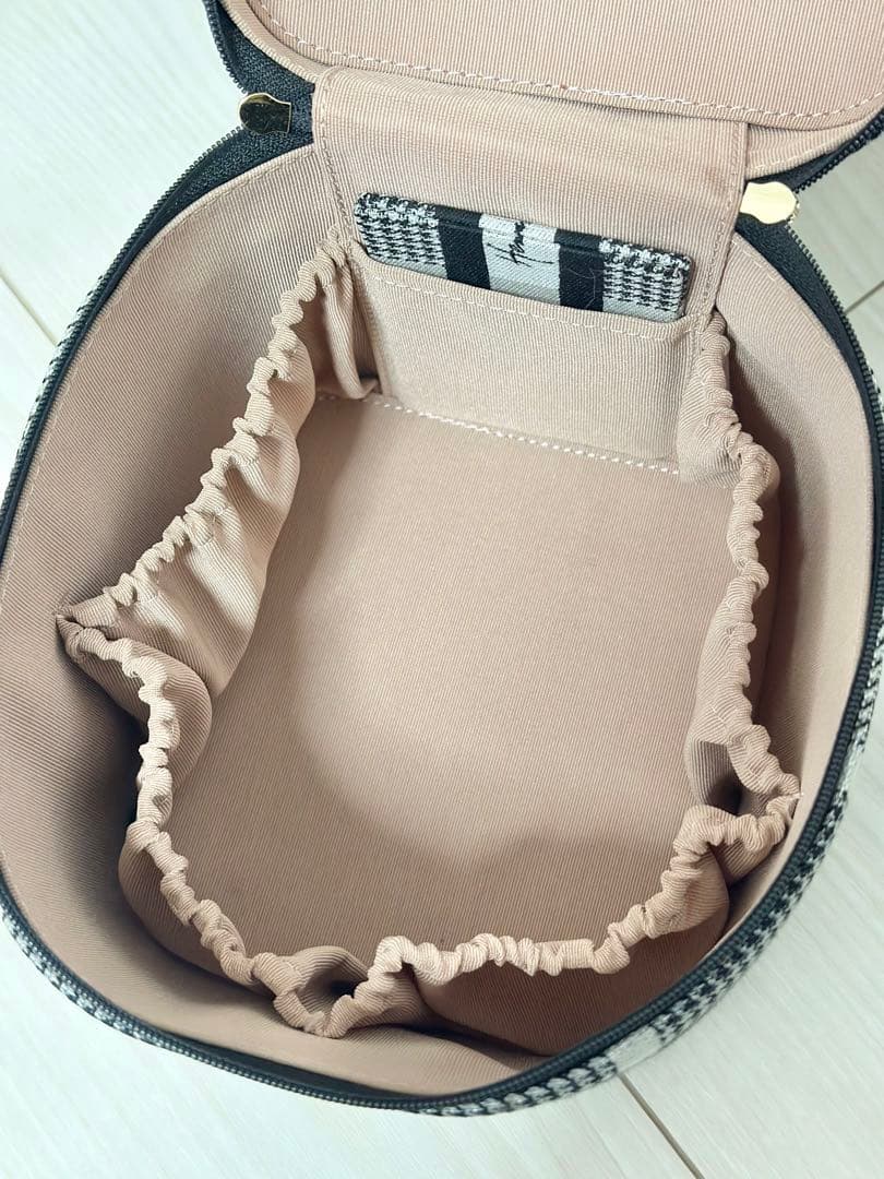 バッグ HLT Jacquard VanityBag silver Herlipto