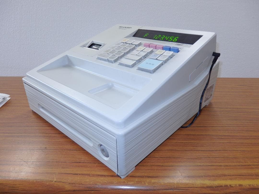 7110 設定無料 SHARP XE-A147-W 電子レジスター 2022年製 - メルカリ