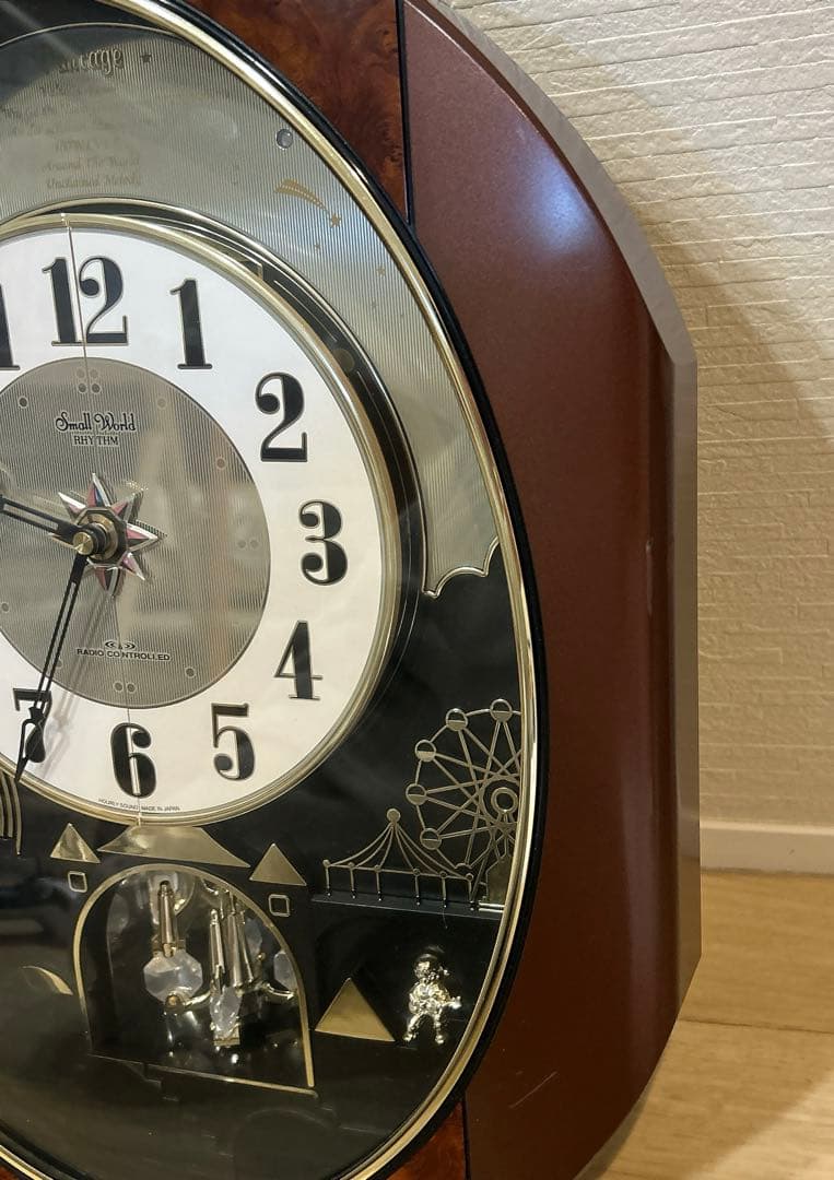 からくり時計 4MN473RA パルタージュ スワロフスキー