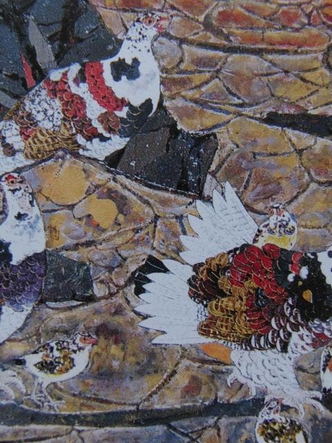 齋籐清策、【残雪の詩】、希少な額装用画集より、美品、新品額装付