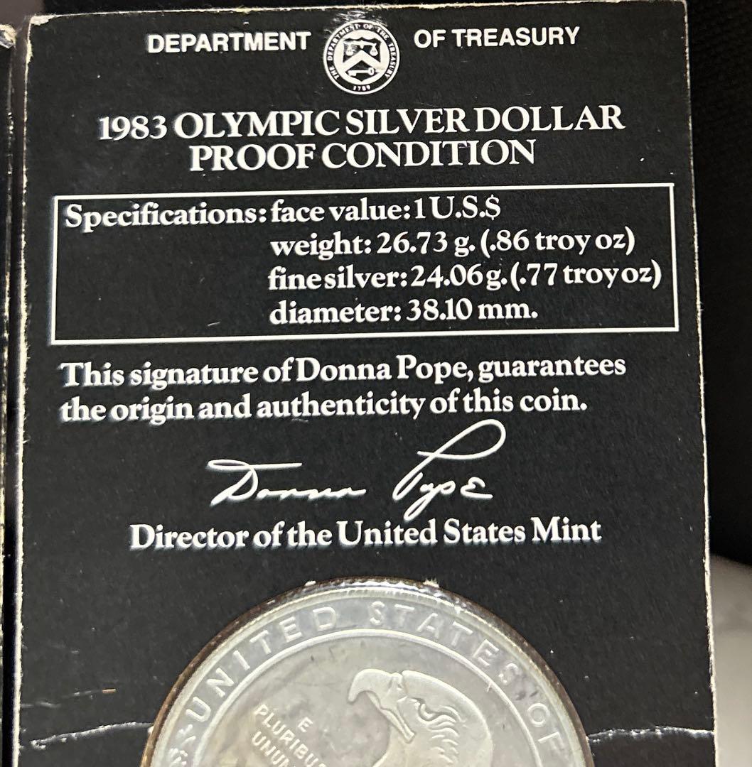 k*h様 ロサンゼルスオリンピック記念銀貨 2枚セット - コレクション