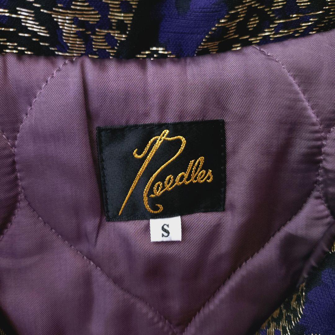 美品 NEEDLES ニードルス スナップ ビッグロゴ デカロゴ 中綿ジャケット