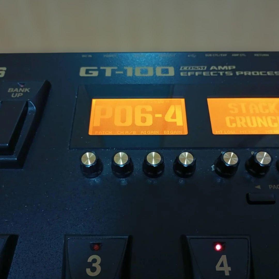 BOSS GT-100 マルチエフェクター 電源コード ハードケース付属