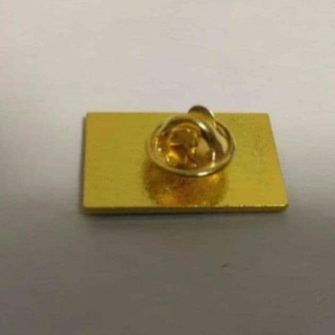 大阪 関西 万博 ピンバッジ 金色 深緑 文字 剣 サウジアラビア 国旗