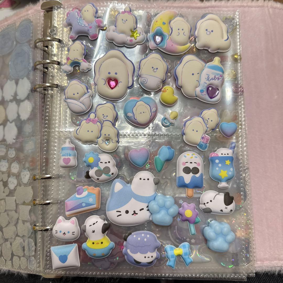 シール帳完成品　　ボンボンドロップシール