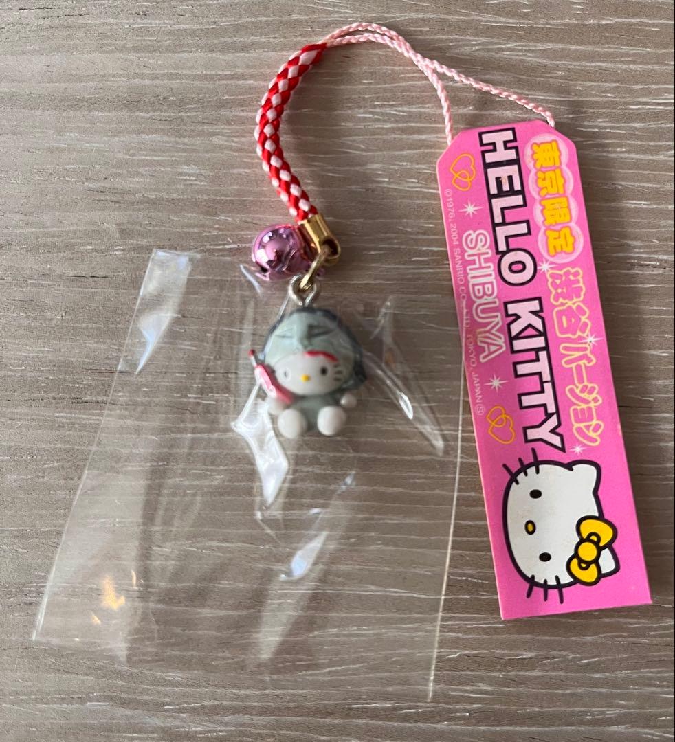 レア◎渋谷限定◎モアイキティ◎根付けストラップ - メルカリ