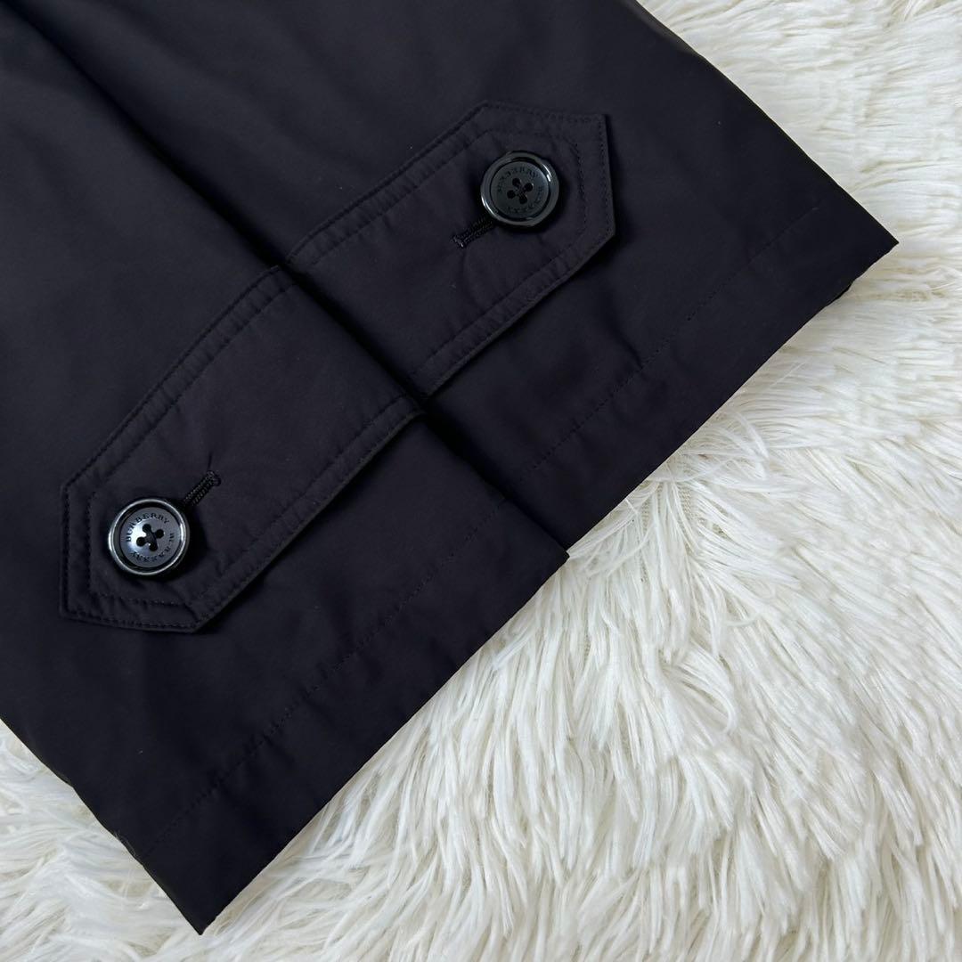 【極美品/L】バーバリーロンドン ダウンコート アウター ダウンライナー付 比翼