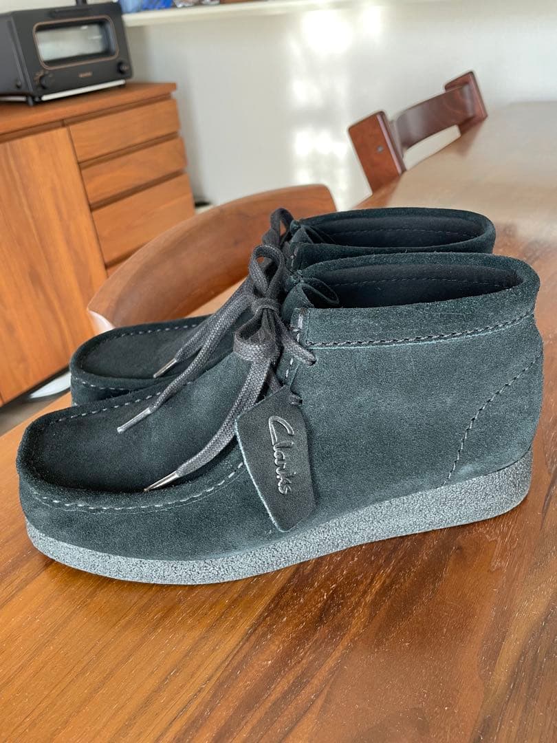 新品Clarks クラークス ワラビー エヴォブーツ スエード ブラック