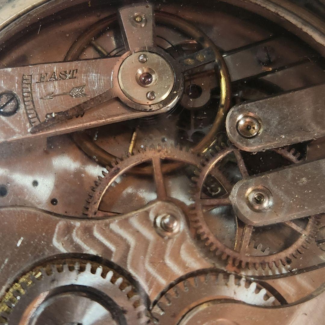 ヴィンテージ コロン商会 商館時計 真性 白銅 マーク刻印 ヴィンテージ