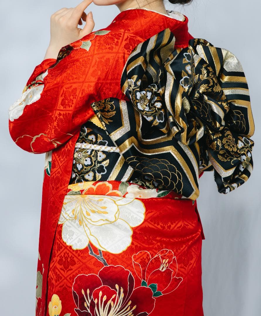 ≪美品≫正絹 振袖9点フルセット【581】【155cm~165cmの方