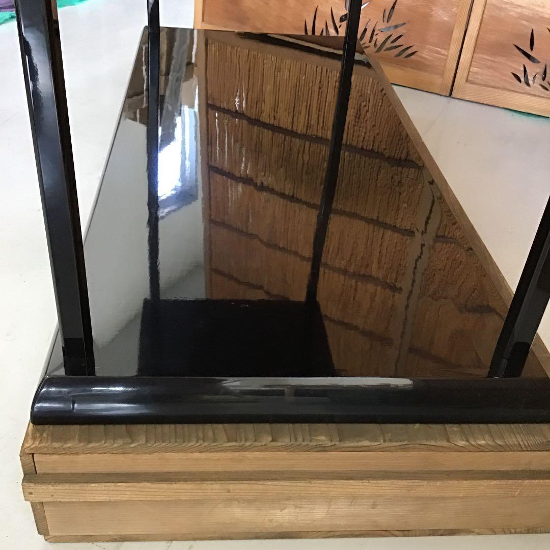 骨董品 茶道具 台子 輪島塗 能修 台子 共箱 S1925TN 骨董品 茶道具