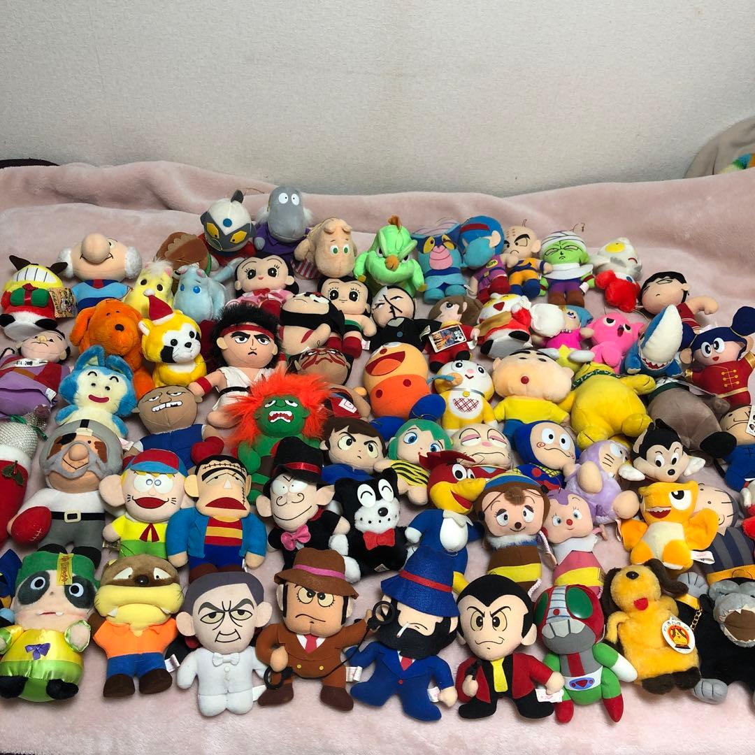 平成レトロ　90年代　バンプレスト　UFOキャッチャー景品　ぬいぐるみ　70こ