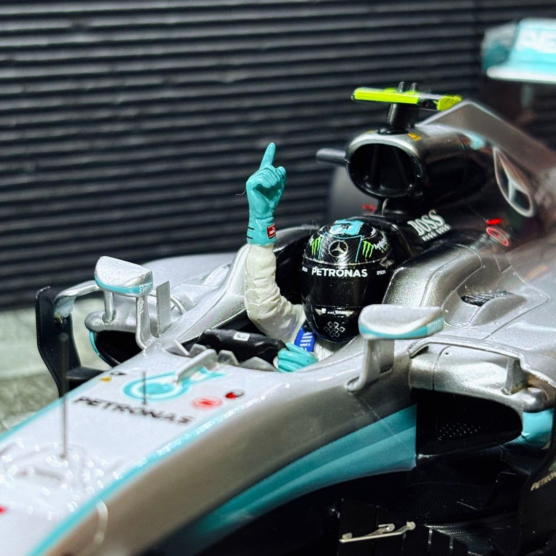 1/18 Spark メルセデス F1 W07 Hybrid 2016 アブダビ