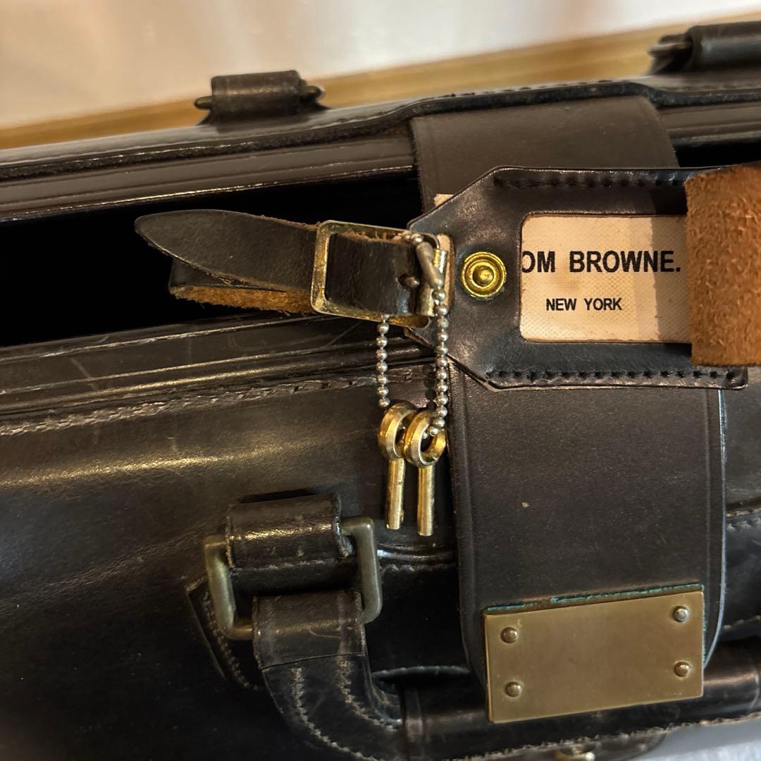 THOM BROWNE. NEWYORK ドクターズバッグ ブライダルレザー