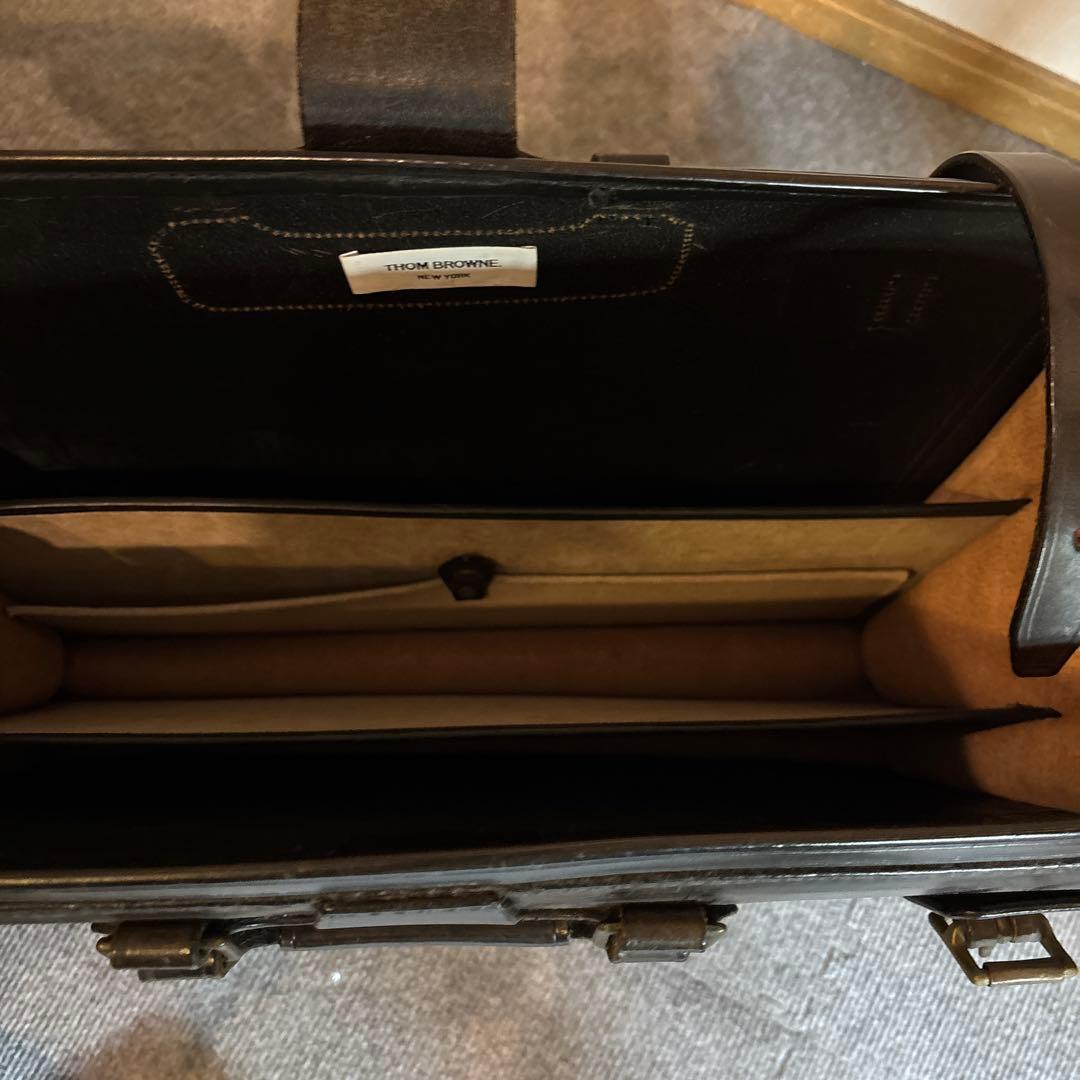 THOM BROWNE. NEWYORK ドクターズバッグ ブライダルレザー