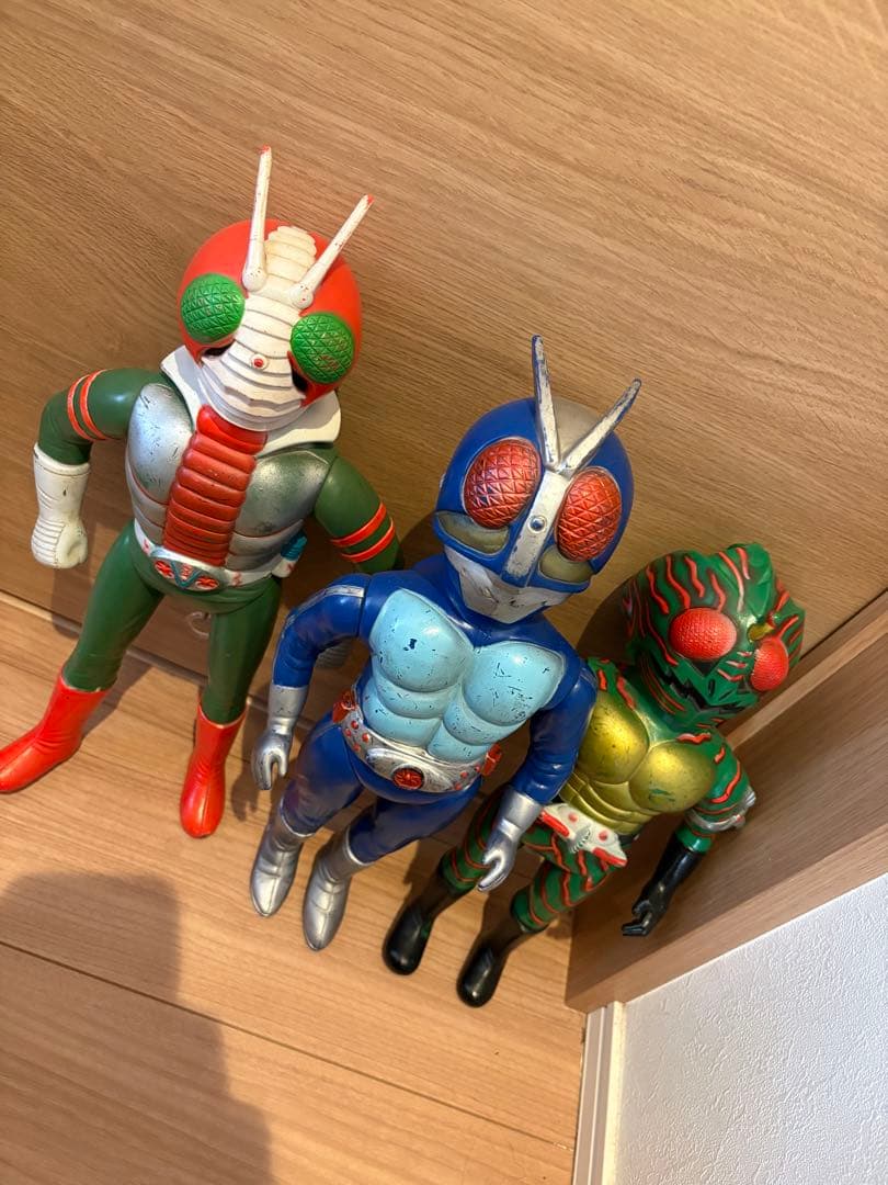 ★極希少 70年代 仮面ライダー トーキング 3体セット 1号 V3 アマゾン