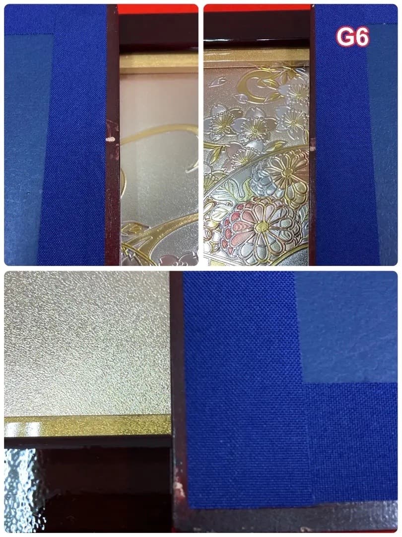 G6 素敵な　収納新王飾り　ワインレッド色　台巾63㎝位　訳あり特価