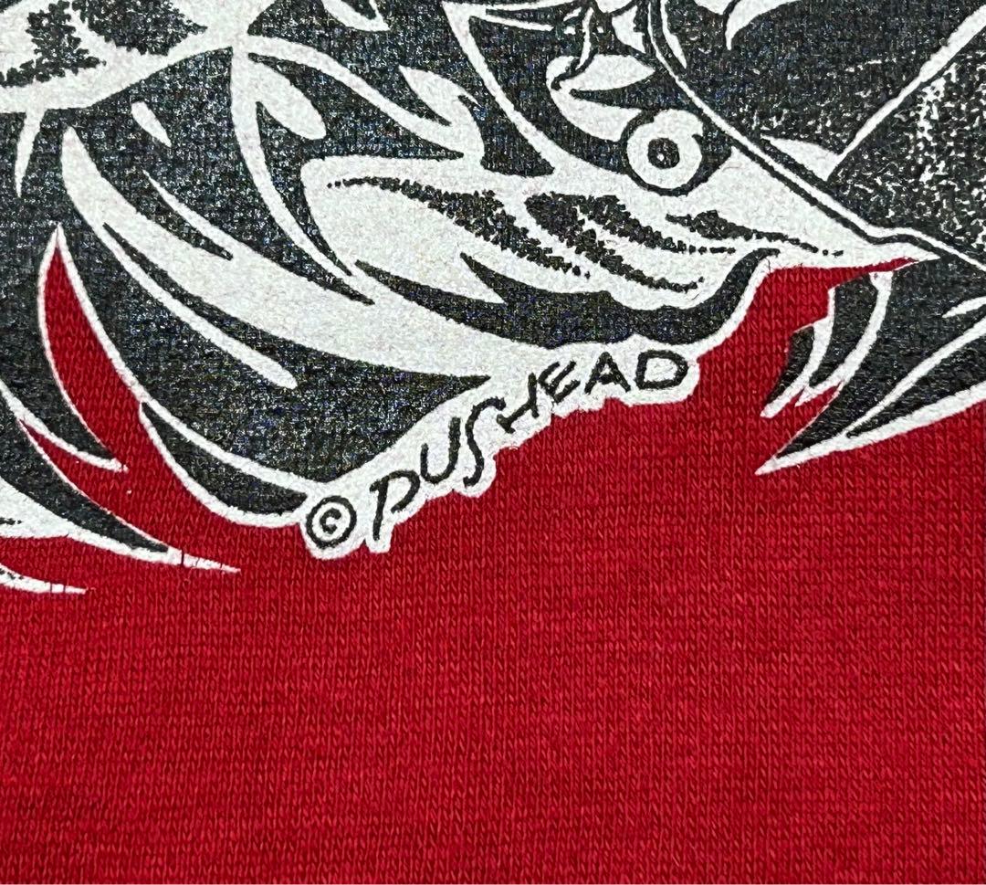 THRASHER PUSHEAD パーカー レッド サイズL