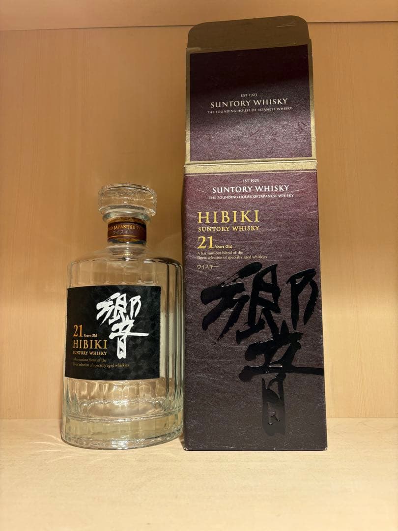 未洗浄・空瓶】響21年 ・ブレンダーズチョイス・ノンビンテージ