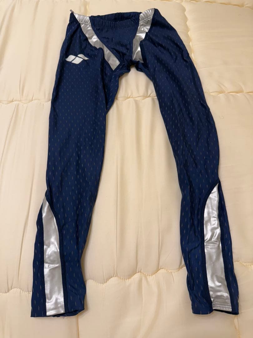 s*t様 廃盤 レア アリーナ 競泳水着 エールブルー カワセミ ロングスパッツ