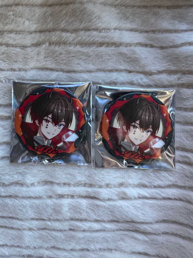 あっとくん 缶バッジ 2点 - メルカリ