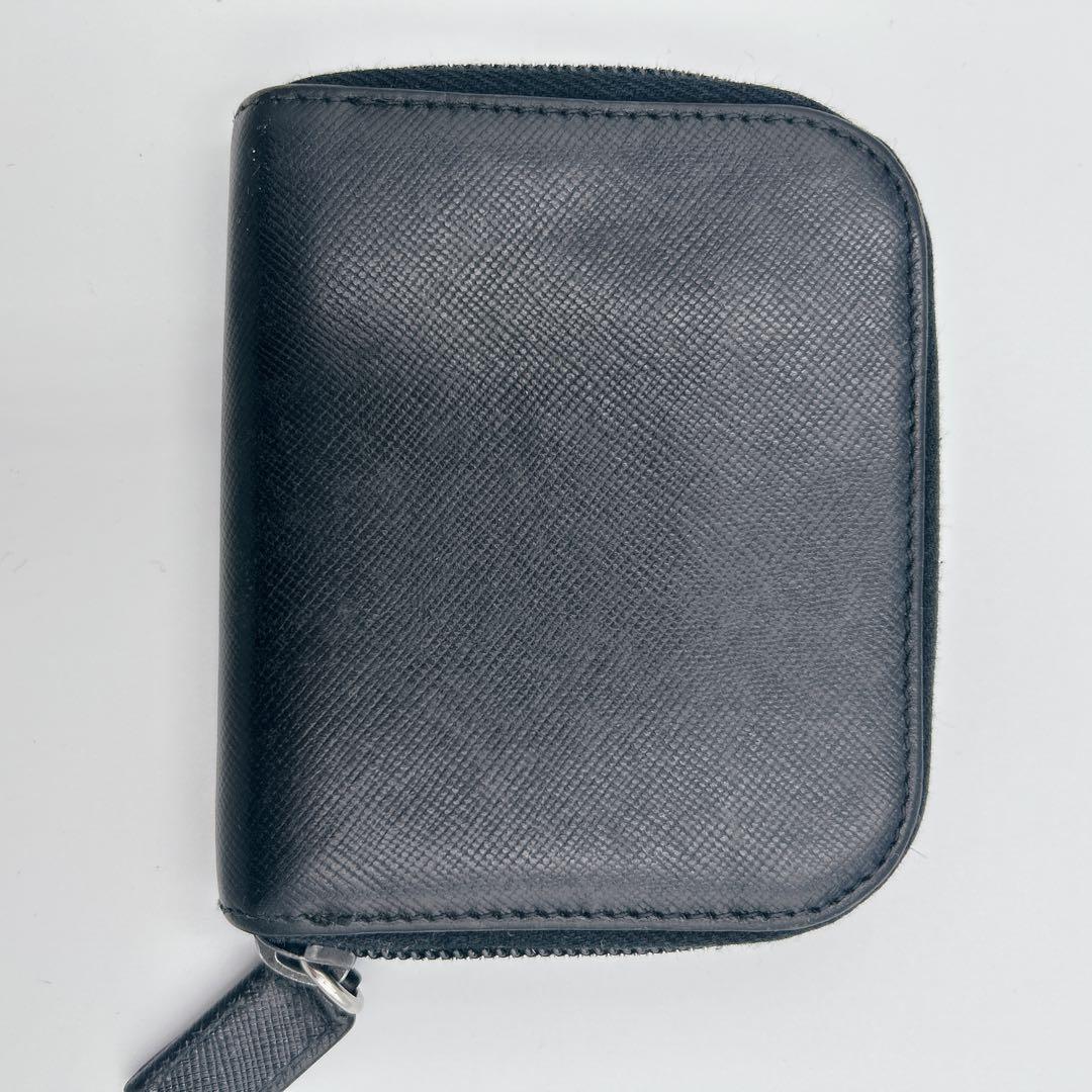 ✨美品✨プラダ ケース 小銭入れ サフィアーノレザー 三角ロゴ ブラック