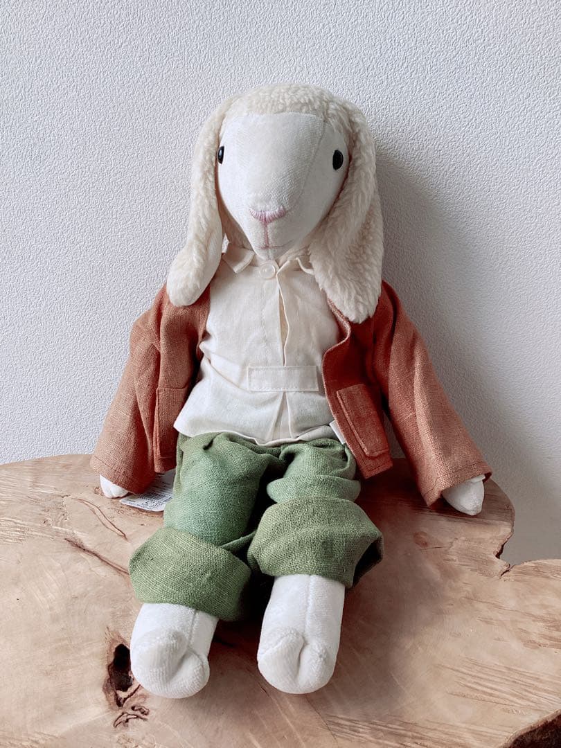 【SENGER】センガー　ひつじ　ぬいぐるみ　全長43ｃｍ　定価27500円