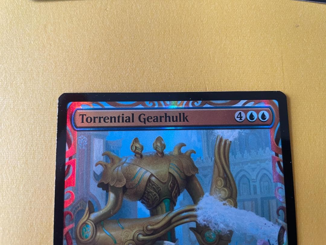 Foil】奔流の機械巨人 英語 (BA)