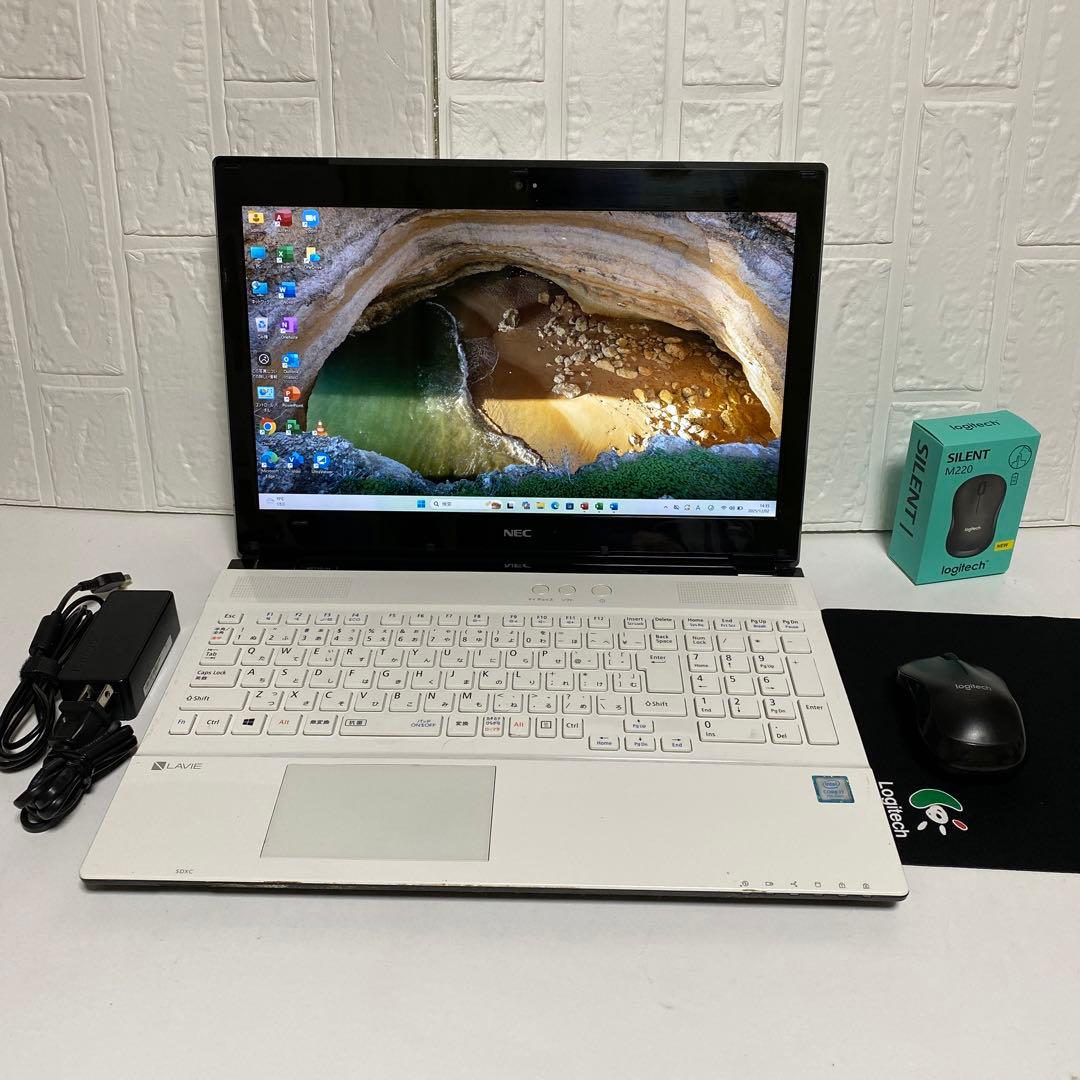 Windows11 オフィス付き Core i7 SSD 256GB 美品NEC