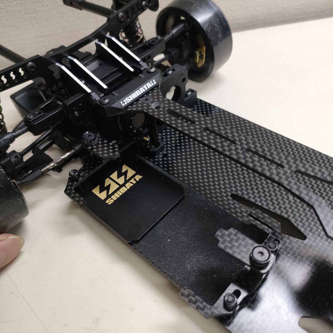走行少】シバタ GRK5ドリフトシャーシ、オプション多数装備、部品多数付き