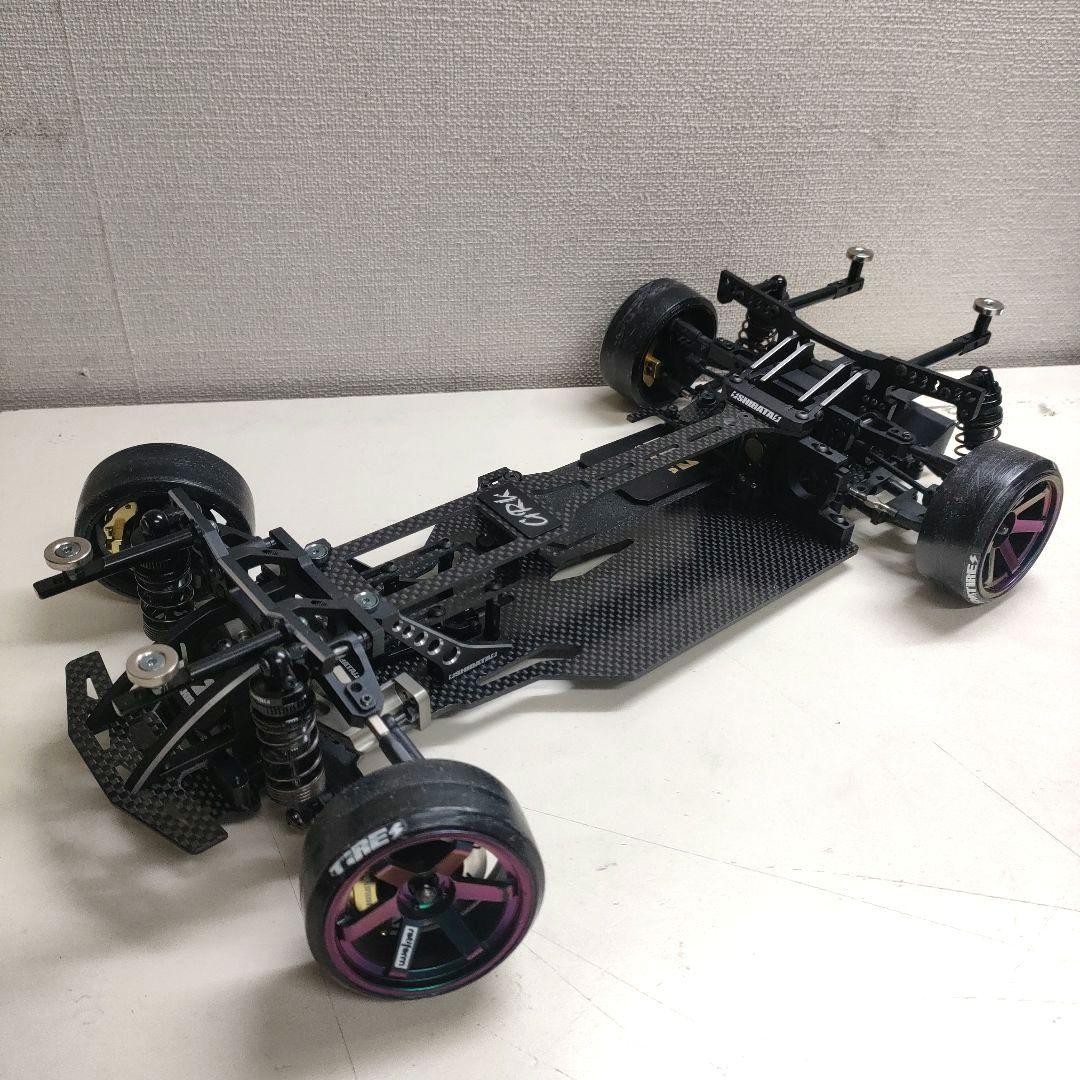 走行少】シバタ GRK5ドリフトシャーシ、オプション多数装備、部品多数付き