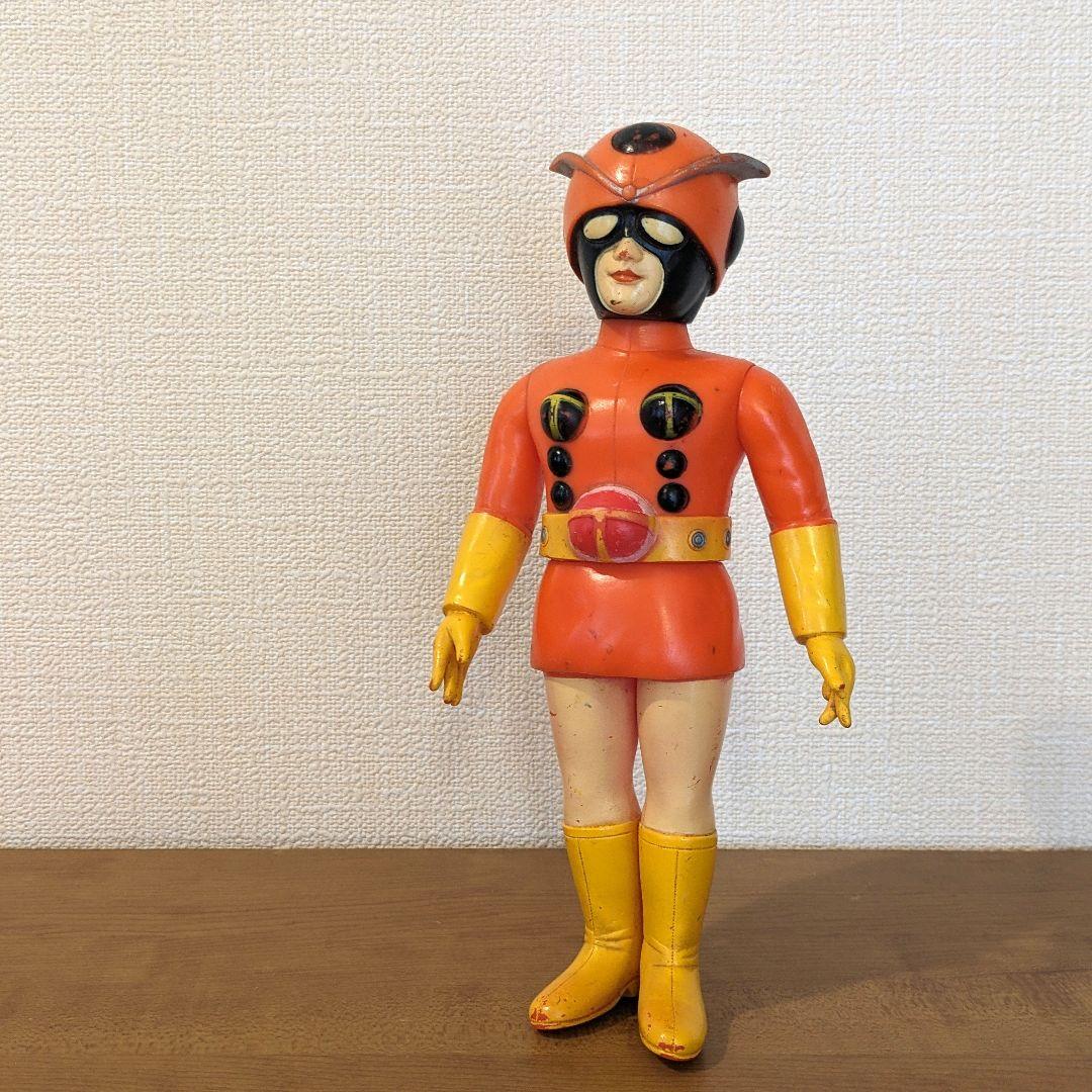 当時物 仮面ライダーストロンガー 電波人間タックル 旧バンダイ 23cm