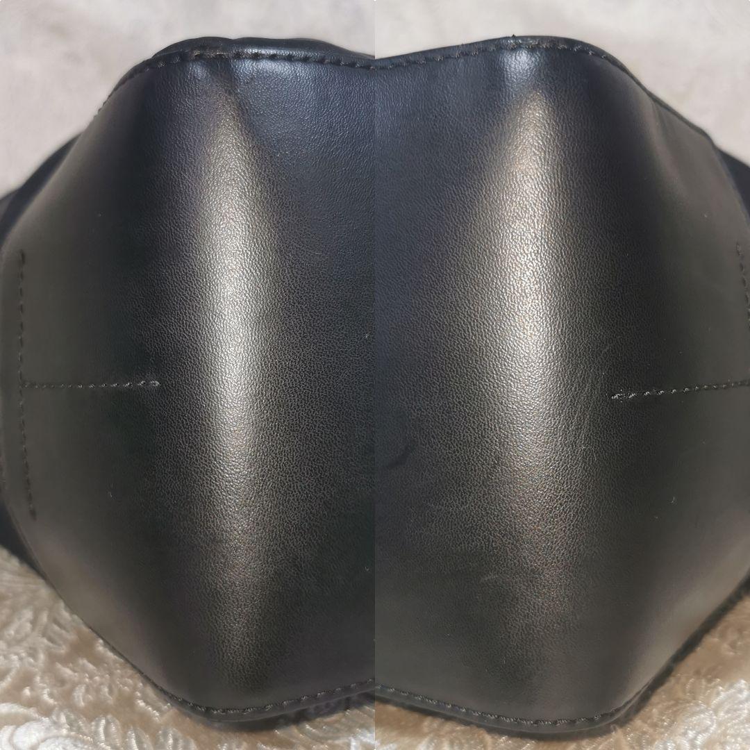 トリーバーチ　バケットバッグ　ブラック　グリーン　ペリー ナイロン