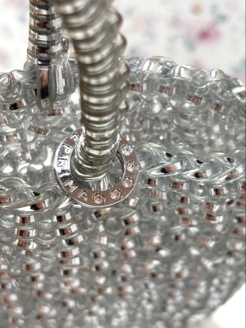 ☆アンテプリマ☆スタンダード ミニアトゥーラ シルバー ワイヤーバッグ